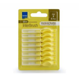 InterMed Ergonomic InterBrush Mini Μεσοδόντια Βουρτσάκια 0.7mm Size 4, 8pcs