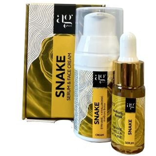 Ag Pharm Snake Serum 10ml & Face Cream 30ml Ορός & Κρέμα Προσώπου Έντονης Αίσθησης Botox & Αντιγηραντικής Δράσης