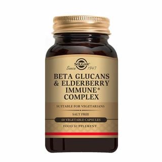 Solgar Beta Glucans & Elderbery Immune Complex 60 Tabs