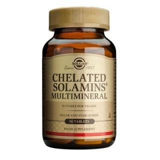 Solgar Chelated Solamins Multimineral 90 Tabs