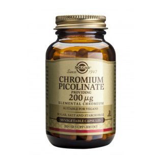 Solgar Chromium Picolinate 200μg 90 Veg. Caps