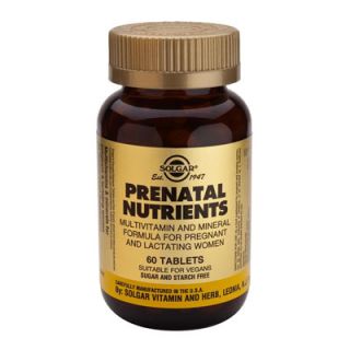 Solgar Prenatal Nutrients 60 Tabs