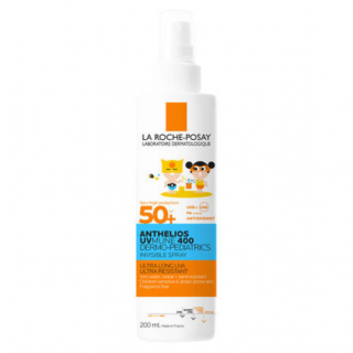 La Roche Posay Anthelios UVMune 400 Dermo-Pediatrics Invisible Spray SPF50+ Παιδικό Αόρατο Αντηλιακό Σπρέι Χωρίς Άρωμα 200ml