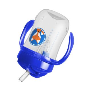 Dr. Brown's Milestones™ Baby's First Straw Cup 6m+ Blue-Fox 270ml (TC91012)