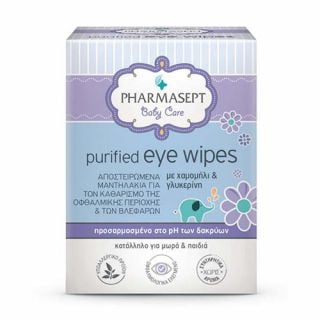 Tol Velvet Baby  Purified Eye Wipes 