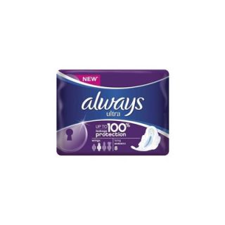 Always Ultra Long Plus 8 Items Pads with Wings