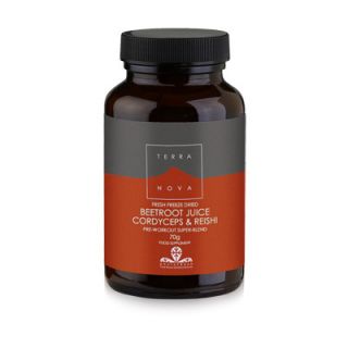 Terranova Beetroot Juice, Cordyceps & Reishi 70gr Energy - Toning