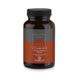 Terranova Vitamin E Complex 200iu (134mg) 50 Caps with Superfoods