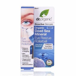Dr. Organic Organic Dead Sea Mineral Eye Rescue Rollerball 15ml