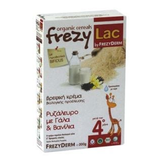 Frezyderm Frezylac BIO Cereal Rice Flour - Milk - Vanilla 200gr