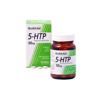 Health Aid 5-HTP Tryptophan 50mg 60 VegTabs