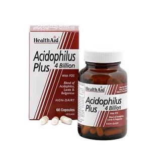 Health Aid Acidophilus Plus 4billion 60 Vecaps Probiotic