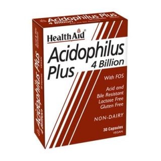 Health Aid Acidophilus Plus 30 Vecaps Probiotic