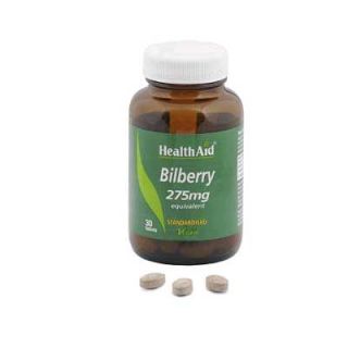 Health Aid Bilberry 275mg 30 Tabs