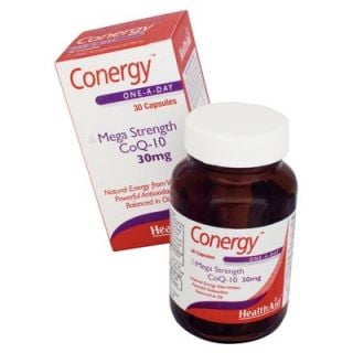 Health Aid Conergy CoQ10 30mg 30 Caps Toning