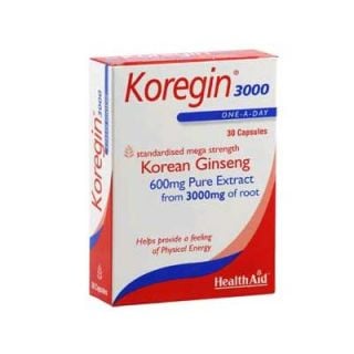 Health Aid Koregin 3000 30 Caps Energy