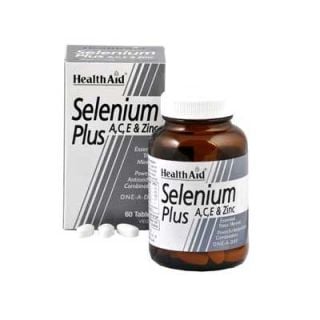 Health Aid Selenium Plus 200μg A, C, E 60 Tabs