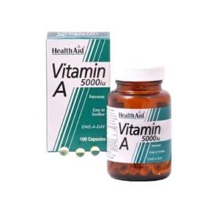 Health Aid Vitamin A 5000iu 100 Caps