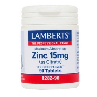 Lamberts Zinc 15mg Citrate 90 Tabs