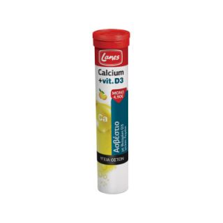 Lanes Calcium + Vitamin D3 Lemon 20 Effervescent Tablets