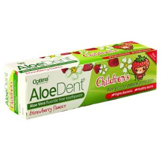 Optima AloeDent Strawberry Children's Toothpaste 50ml