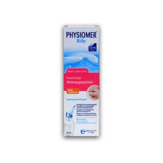 Physiomer Baby Hypertonic 60ml Decongestant Nasal Solution