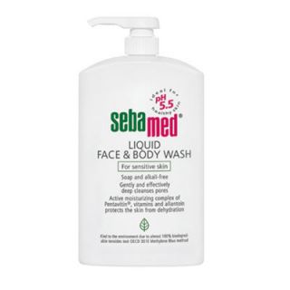 Sebamed Liquid Wash 1000ml Body and Face Cleanser for Sensitive Skin