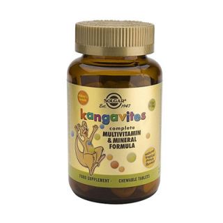 Solgar Kangavites Multivitamin & Mineral Formula Tropical 60 Chewable Tabs