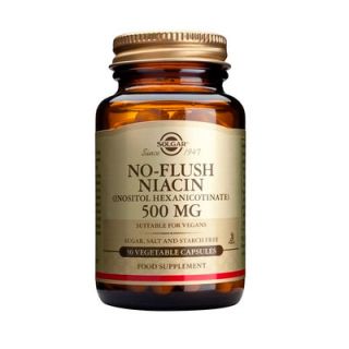 Solgar No-Flush Niacin 500mg 50 Caps