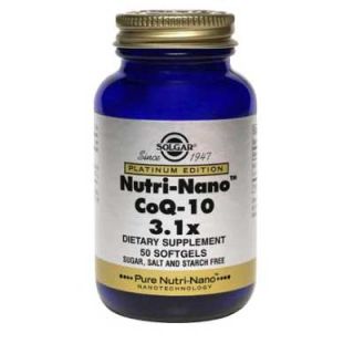 Solgar Nutri-Nano CoQ-10 3,1x 50 Softgels