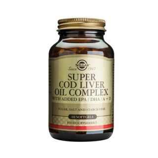 Solgar Super Cod Liver Oil Complex 60 Softgels