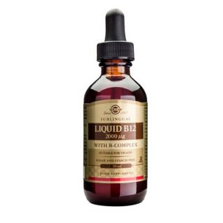 Solgar Liquid Vitamin B12 2000μg with B-Complex 59ml
