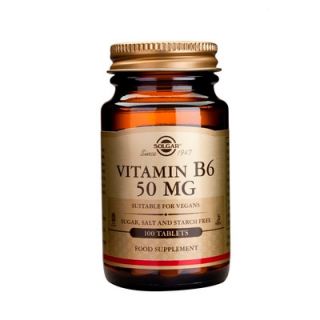 Solgar Vitamin B-6 50mg 100 Tabs
