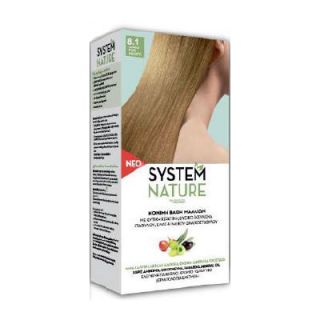 SantAngelica 8.1 Light Ash Blond System Nature Hair Dye New Composition