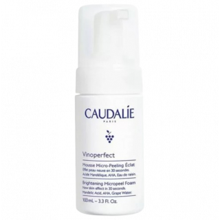 Caudalie Vinoperfect Brightening Micropeel Foam 100ml Αφρός για Καθημερινό Peeling για Ανανεωμένη Επιδερμίδα