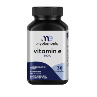 My Elements Vitamin E 300IU Συμπλήρωμα Διατροφής με Βιταμίνη E, 30Caps