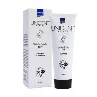 Intermed Unident Pharma White Smile Care Οδοντόκρεμα για Ενίσχυση της Λευκότητας των Δοντιών 75ml