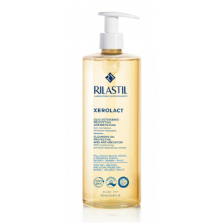 Rilastil Xerolact Cleansing Oil 750ml Ελαιώδες Καθαριστικό Προσώπου & Σώματος 