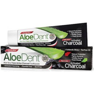 Optima AloeDent Triple Action Charcoal 100ml