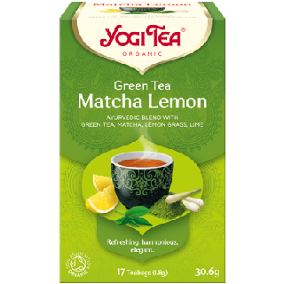 Yogi Tea  Organic Πράσινο Τσάι Matcha Mε Λεμόνι, 17 φακελάκια