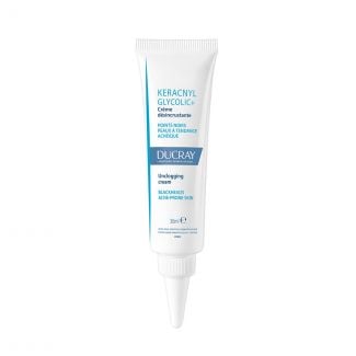 Ducray Keracnyl Glycolic+ Creme 30ml Kρέμα Προσώπου για Δέρμα με Τάση Ακμής & Μαύρα Στίγματα