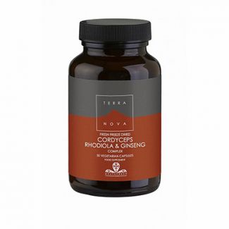 Terranova Cordyceps, Rhodiola & Ginseng 50 Caps