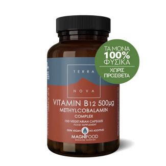 Terranova Vitamin B12 500mg 100 Caps